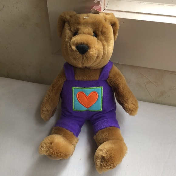 Vintage Hallmark KISS KISS BEAR hand holding couple - Picture 9 of 15